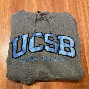 ucsb grey hoodie size XS